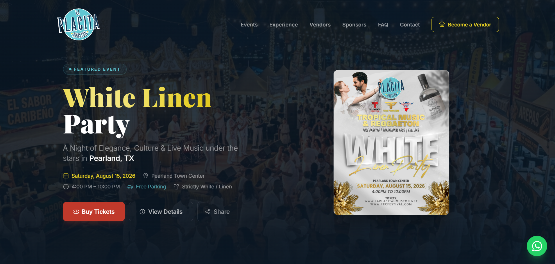 La Placita Houston - Diseño Web